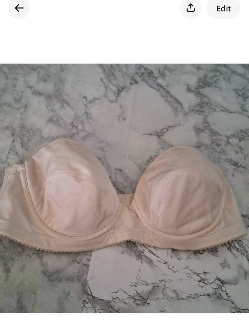 NATORI 34C Soft Cream Wired Lightly Padded  Bra